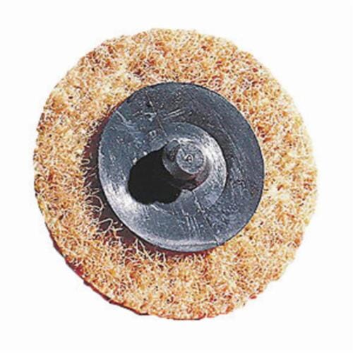 Norton® Bear-Tex® Speed-Lok® 66261017522 Non-Woven Abrasive Quick-Change Disc, 3 in Dia, 120 Grit, Medium Grade, Aluminum Oxide Abrasive, Type TR (Type III) Attachment